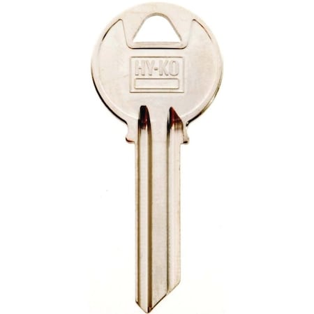 Hy-Ko Key Blank, Brass, Nickel, For: Yale Cabinet, House Locks and Padlocks 11010Y2