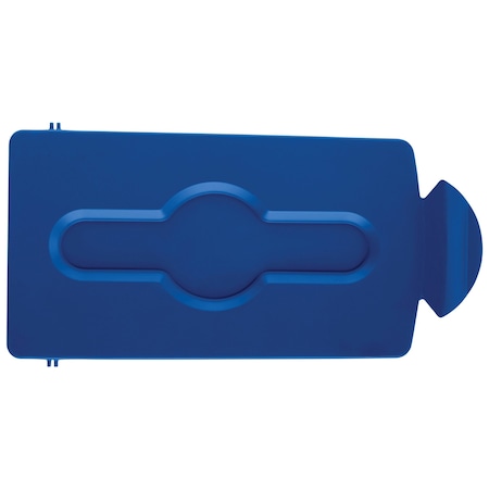 Rubbermaid Commercial SJRS BLUE CLOSED LID 2007888