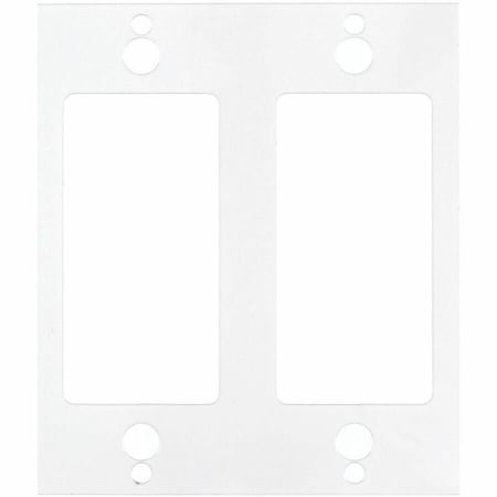 Hubbell Wiring Device-Kellems Sub-Plate, Floor Box Type, 2 Gang, Galvanized Steel S1R8CSPM