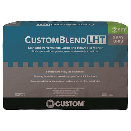 Customblend Lht Gray Thin-Set Mortar 44 lb CBLHTG44