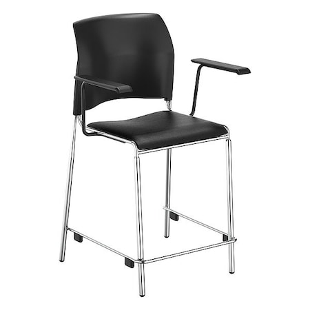 National Public Seating Bar Stool, Stackable, 500 lb cap. 8710C-11-10-A