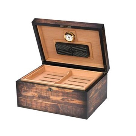 Quality Importers Adirondack 100 Cigar Humidor- Reclaimed Wood Design HUM-100ADR