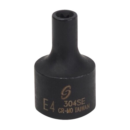 Sunex 3/8 in Drive E4 External Star Impact Socket 304SE