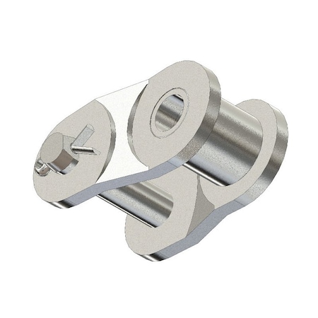 Senqcia Inspire Series SBR 40NPOL Single Strand Cottd Off Link, 40NP chain, .5P, .7 OAW, .156 Pin, Stl S-40NPOL