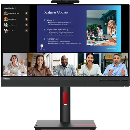 Lenovo THINKVISION T24V-30 - LCD MONITOR - FLAT - 1920 X 1080 - 23.8INCH - 6MS - 75 HZ 63D8MAR3US
