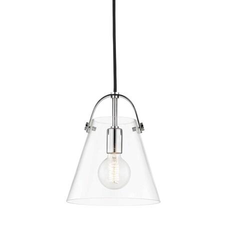 Mitzi Karin 1 Light Pendant 9 In. Polished Nickel H162701S-PN