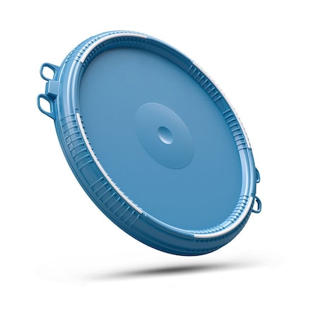 Curtec Press Pack Pail Lid, PP, Light Blue 20GL 4602-00-660