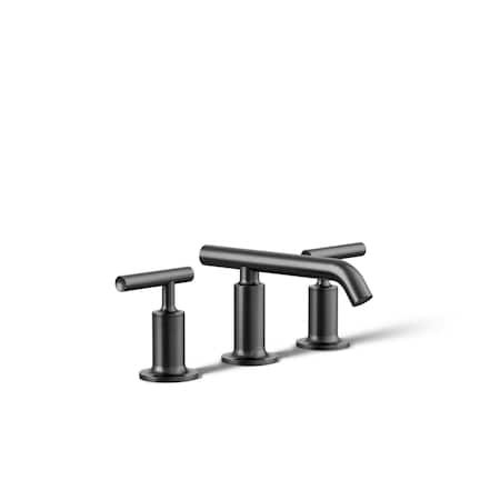 Kohler Purist Widespread bathroom sink faucet with Lever handles, 1.2 gpm 14410-4-BGP