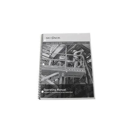 Skyjack REPLACEMENT MANUAL, OPERATION 143880