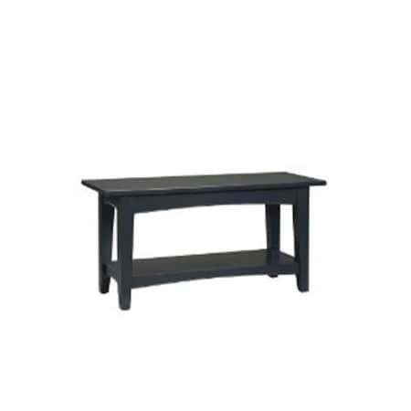 Deluxdesigns Shaker Cottage Bench - Black DE3332811