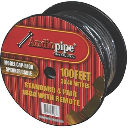 Audiopipe 100 ft. Speed 18 Gauge Cable Speaker Wire AU600178