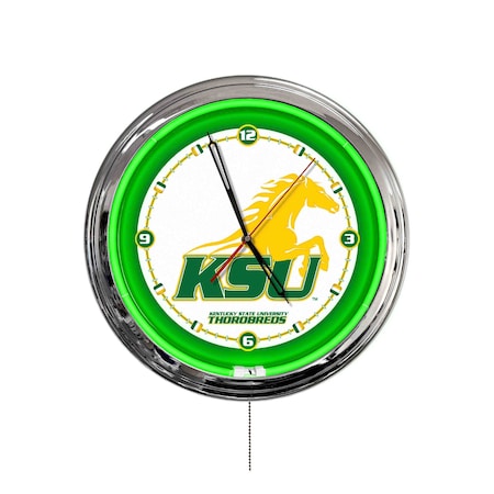 Holland Bar Stool Kentucky State University 16 LED Wall Clock ClkL16