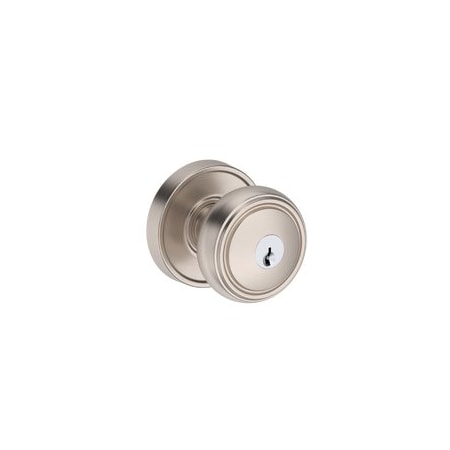 Baldwin Residential Door Knobs Keyed Entry Satin Nickel ENBRERRR150