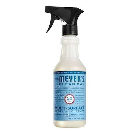 Mrs. Meyers Clean Day Clean Day Everyday Cleaner, 16 fl-oz Bottle, Liquid, Rain Water, Colorless 11925