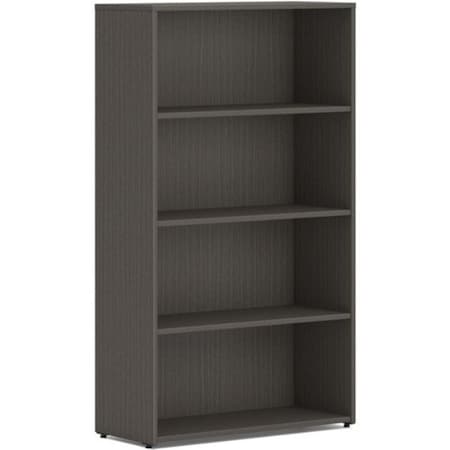Juki Furniture 30 x 53 in. 4 Shelves Mod Bookcase, Slate Teak JU2491137