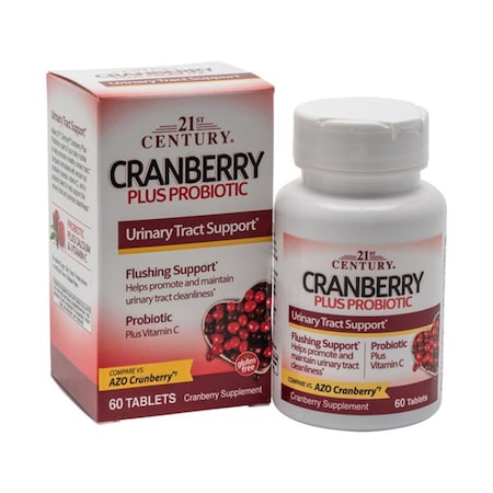 21St Century Cranberry + Probiotic, 60PK 74098527848