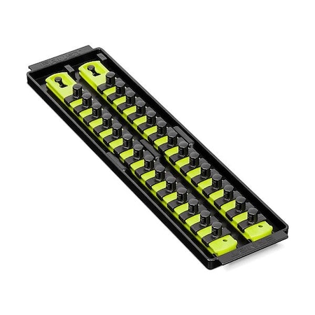 Ernst Manufacturing Socket Organizer, Yellow, 3 5/8" D 8468HV