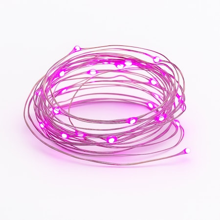 Elegani 100 LED Silver Copper Fairy String Lights-33ft Plug-In with 4 in. Spacing, Flexible Wire, Indoor/Outdoor PH-600109