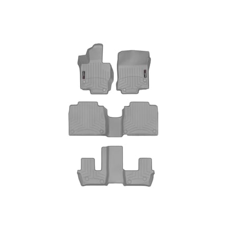 Weathertech Grey, Front and Rear and Rear FloorLiner HP 4615331-461595-3-4IM