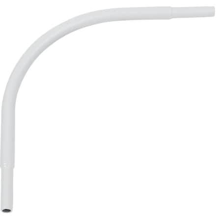 Closetmaid 25633 Corner Round Bar, Steel, White 2563300