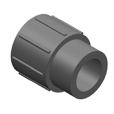 Zoro Select CPVC, Coupling Body, 2 1/2 in, 2 in 9829292FB
