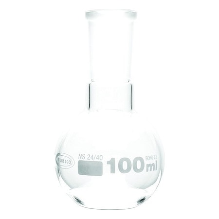 United Scientific Supplies Inc Glass Flasks, Colorless, 118 mm H, PK6 FFB058-100