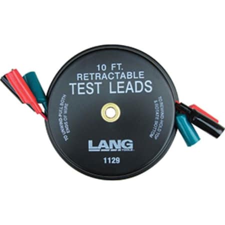 Lang 3 Leads x 10 ft. Retractable Test Leads LNG-1129