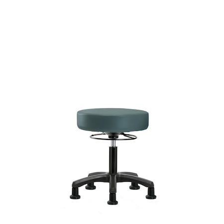 Blue Ridge Ergonomics Desk Mini-Stools, Vinyl, Glides, Blu BR-VDHMS-RG-RG-8546