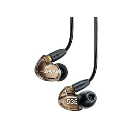 Shure Professional Sound Isolation Earphones, triple high-definition driver, spacious sound and rich bass SE535-CL