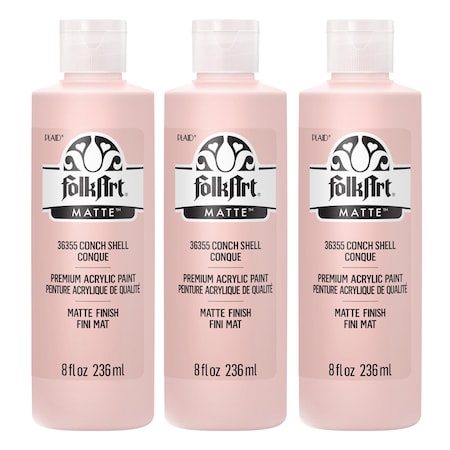 Folkart Acrylic Paint, Matte, Acrylic Base, Conch Shell 36355