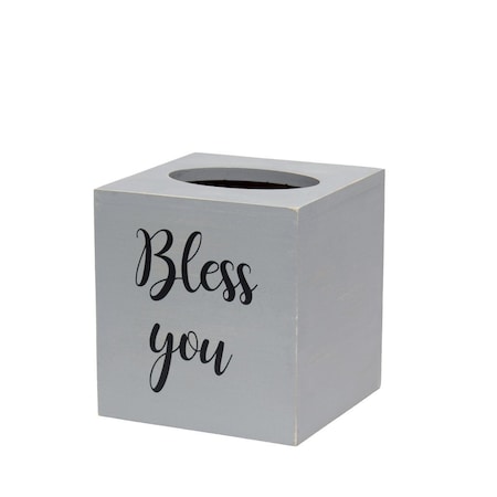 Homeroots 6" Gray Wood Additional Accessory 661194