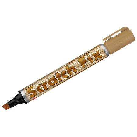 U-Mark Wood Stain Pen, Light Brown, PK 12 10611U
