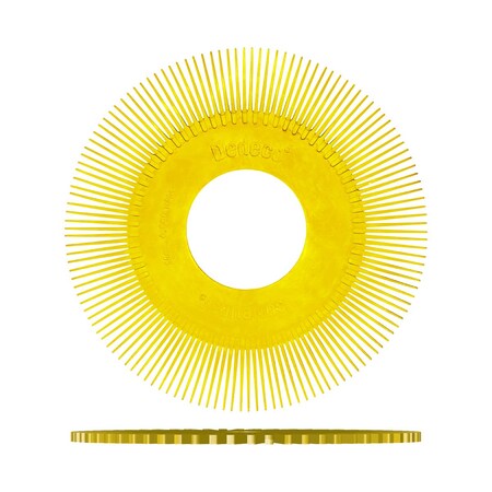 Dedeco SUNBURST 6'' TS DISCS YELLOW 80 GRIT (A/O), 40PK 2447