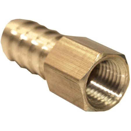 Westlake Pipe & Fittings 3/8'' FPTx1/4'' Brass Hose Barb Adapter 17-7631