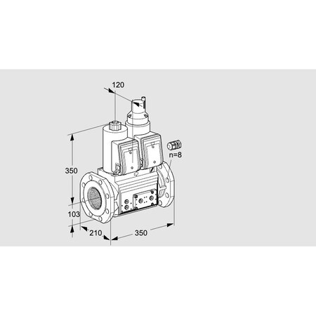 Honeywell Kromschroder VCS8100F05NLWR3E/PPPP/PPPP KS88203540