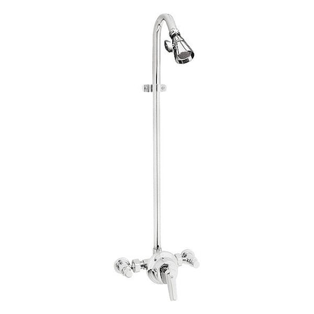 Speakman Exposed Shower, Manual, 2, Wall, Polished Chrome S-1495-AF