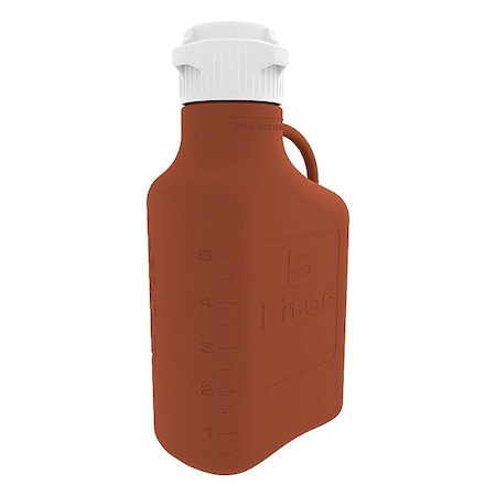 Zoro Select Carboy, HDPE, 410 mm H, Amber 15K-1111-OEM