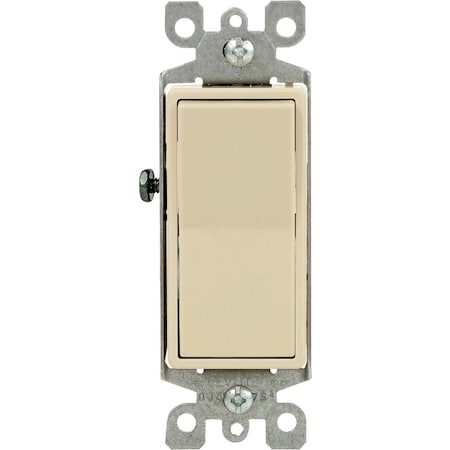 Leviton Decora Commercial Grade 20 Amp Rocker Single Pole Switch Ivory S11-05621-2IS