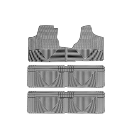 Weathertech Grey, Front, Rear, and Rear All Weather Floor Mats W40GRW25GRW25GR