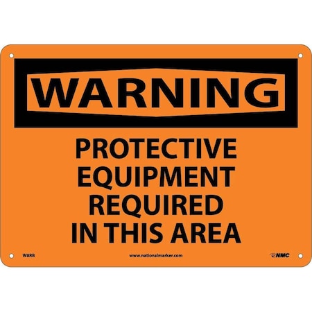 Nmc Warning Ppe Required In This Area Sign W8RB