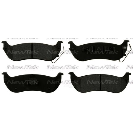 Newtek Automotive Usa Newtek Velocity Plus Economy Semi-Metallic w/Shim Disc Pads SMD998