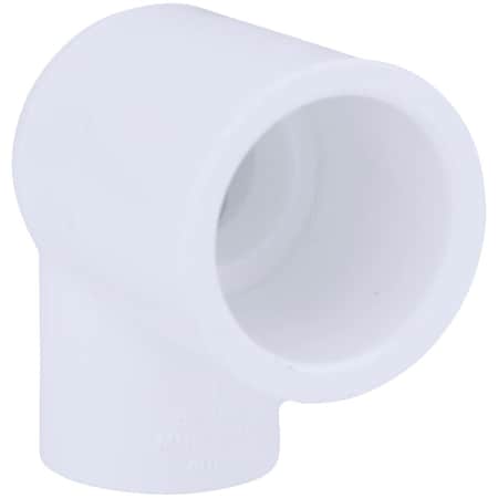 Charlotte Pipe And Foundry 3/4'' Slip x 1/2'' Female Schedule 40 90 Deg. PVC Elbow, 1/4 Bend PVC 02301 2600HA