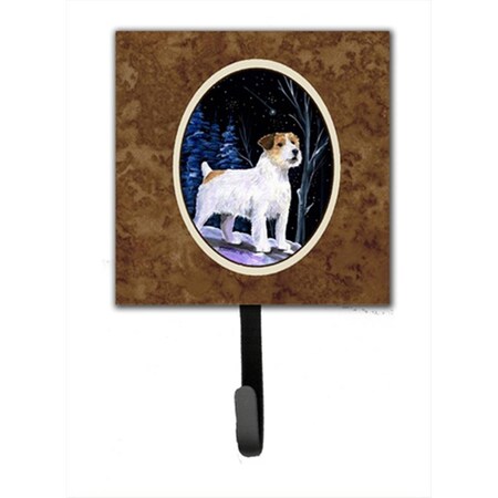 Carolines Treasures Starry Night Jack Russell Terrier Leash Holder Or Key Hook SS8388SH4