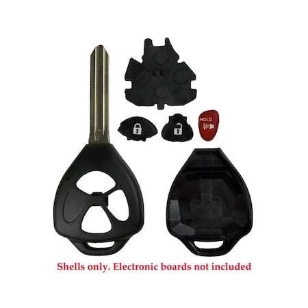Aks Keys 2009 -2014 Toyota Pontiac Remote Key Shell 3B RS-TOYOTA-30