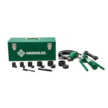 Greenlee Punch Set, Hydraulic 1/2-2 7606Sb 7606SB