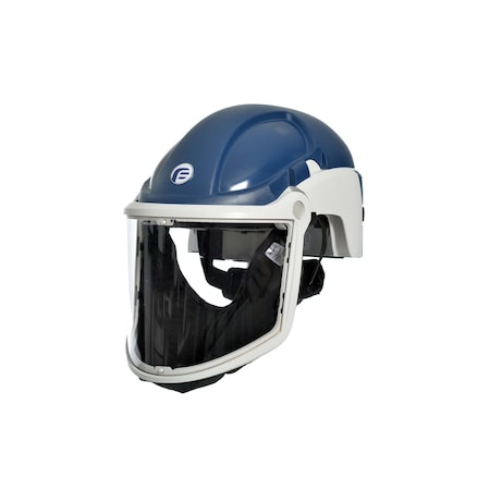 Pureflo PureFlo PF3000 PAPR, Blue Hard Hat, Clear Visor, Standard Face Seal PF3000-H2SB-03