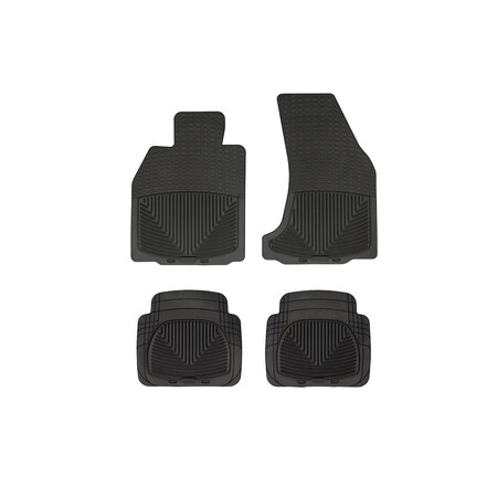 Weathertech Black, Front and Rear All Weather Floor Mats W55-W50