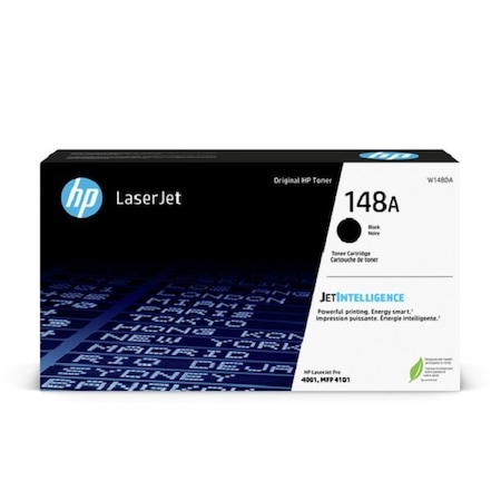Hp 148A (W1480A) Black Original LaserJet Toner Cartridge (2,900 Yield) W1480A