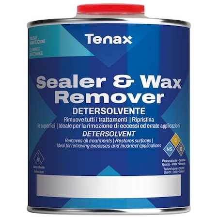 Tenax Sealer & Wax Remover - Quart. Detergent for Wax Removal and Treatments. Useful in Cases of Incorrec TSWR