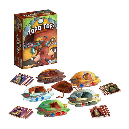 Miniland Topo Top Board Game 45504